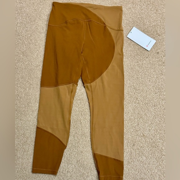 Lululemon Nulu Color Block Tights - Picture 1 of 7